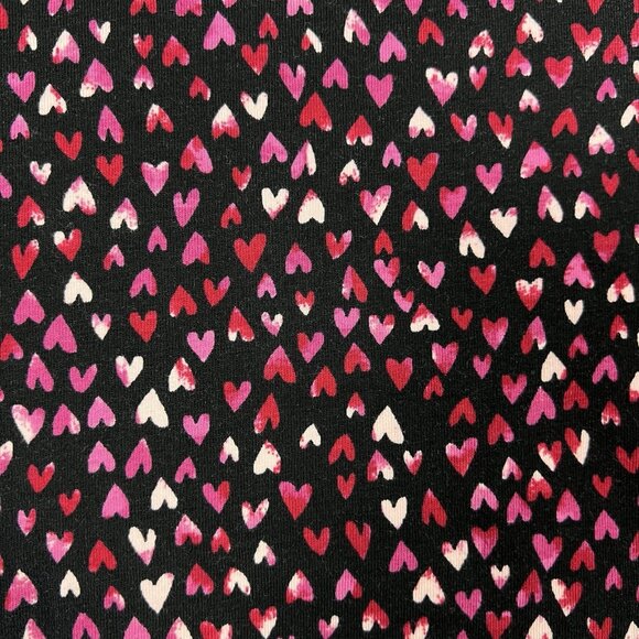 Catherines Tunic Top Womens Size 4X Heart Print Valentine's Day Pink Red Cotton - Picture 3 of 16